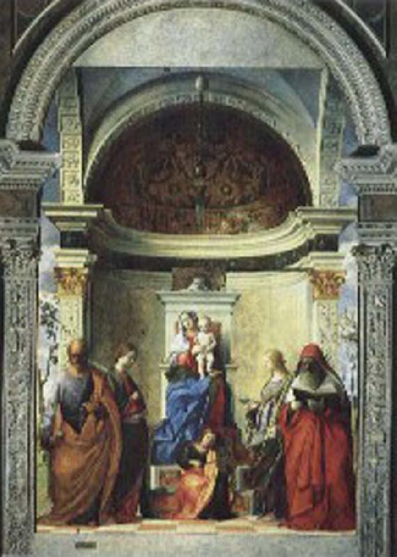 Gentile Bellini Zakaria St. altar painting Spain oil painting art